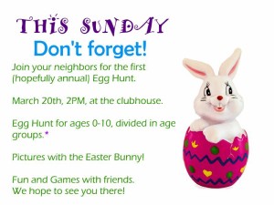 Meet the Easter Bunny and hunt for easter eggs!